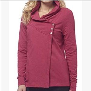 Danskin French Terry Wrap Top